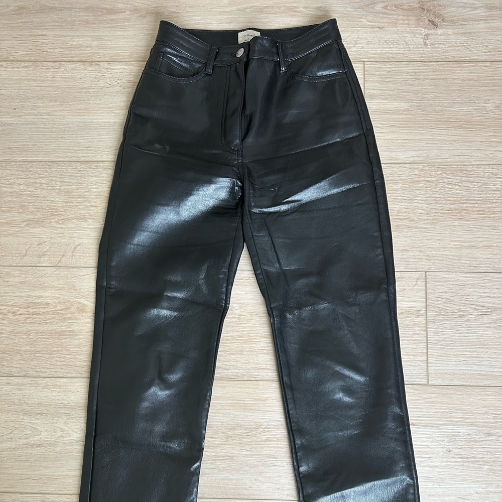 Aritzia Wilfred Vegan Leather Pants